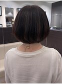 首元すっきりショートボブ