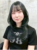 韓国レイヤーカット/ブリーチ/レイヤーカット/ハッシュカット