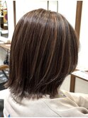 ROUIS 津田沼 白髪ぼかしハイライト×ナチュラル