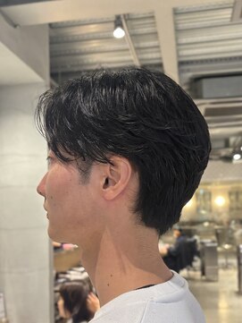 オーガニック リブ 川越(organic+live) 冬のこなれ感◎フェザーパーマ×センターパート