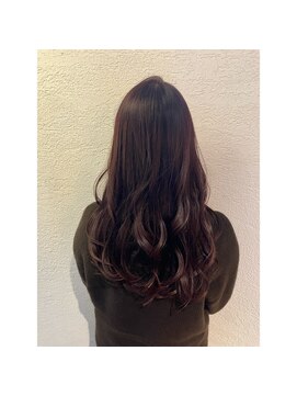 エルサフィロ キタハマ(el zafiro kitahama) 20×30×40代×暗髪カラー×ボルドーカラー×暖色×ツヤ感UP