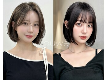 ローウェ 京都四条河原町(Louwe)の写真/ショート～ミディアムまで幅広く似合わせる繊細なカット技術×センスに感動！ずっと通えるプチプライス☆