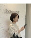 30代/40代/50代/京都/ショート/ボブ/白髪ぼかし/ハイライト