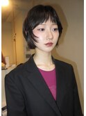 天神 大名 ショートボブ レイヤーボブ &nbsp;透明感カラー