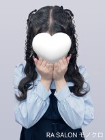アールエーサロンモノクロ 秋葉原(RA SALON モノクロ) 【推し活ヘア】三つ編みハーフツインヘア