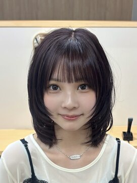 トト 船橋店(toto.) ■ダークブルー/レイヤーカット/ミルクティーブロンド[船橋]