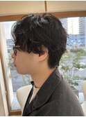 毛流れシャドウパーマ