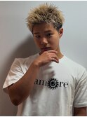 "姫路"メンズ王道ハイトーンスパイキーショート【Ko-dai】