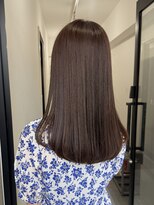 リングヘアギンザ(Ring hair GINZA)&nbsp;ベージュブラウンロング　艶カラー　髪質改善　透明感カラー
