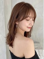 サロンドアレイズ(Salon de A’ la'ise)&nbsp;【Alaise】ラテブラウン×上品ミディレイヤー