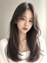 ベル 新宿(Belle)&nbsp;ハッシュカットレイヤーカット美髪矯正巻ける縮毛矯正シースルー