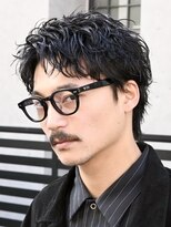 Men's salon fifth 博多【メンズサロン フィフス】【11月1日NEW OPEN(予定)】&nbsp;スパイラルパーマセンターパートウルフカットルーズパーマッシュ
