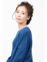 アース 上野店(HAIR&MAKE EARTH) 大人カジュアルお団子ヘア【EARTH上野店】