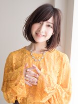 ヘアアンドエステ ヒロイン 西麻布本店(Hair&Esthe HIROIN)&nbsp;ナチュラルなシルエットボブ『山村雄貴』