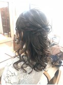 ふんわりハーフアップアレンジ【ヘアアレンジ　立川/立川南口】