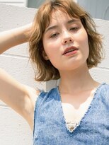 シカタ シーカ 鎌倉(CICATA/ShIKA.)&nbsp;ルーズウェーブの切りっぱなしボブ【CICATA鎌倉 関口】