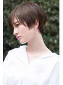 【HAVANA渋谷】ハンサムショート×ダークベージュ