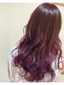 ステレオ 知立店(STEREO) バレイヤージュ×パープル