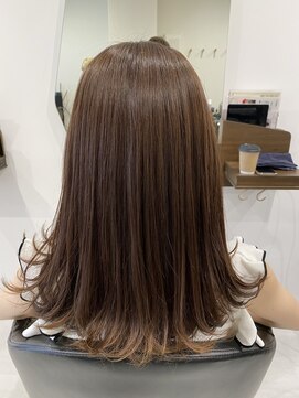 アフロディーテ 銀座(APHRODITE GINZA) くびれヘア/アプリコットオレンジ/ハイライト/縮毛矯正/銀座