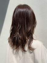 フロート 小阪店(float) モカブラウン_マロンベージュ Aラインボブ かきあげ
