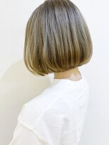 モリオ フロム ロンドン 成増店&nbsp;【morio成増/玉井】グレージュ　ハイトーン　ボブ