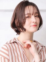 クラッチ 天王寺(CLUTCH)&nbsp;大人可愛い小顔美髪ツヤ髪ショートボブふんわりカールA5