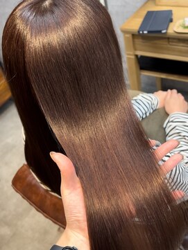 ナチュラル グロー 仙台駅前店(Natural grow) 艶が出やすい暖色系カラー“ピンクブラウン”