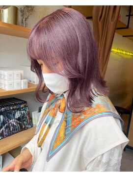 エイト 福岡天神店(EIGHT fukuoka) ペールラベンダー！