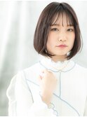 内巻きワンカールでまとまる☆前下がりボブe小山20代30代40代