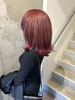 アイリー 名古屋(A/LEE)&nbsp;レッドカラー×裾カラー