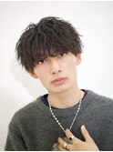 熊本ツイストスパイラル 無造作マッシュ 波巻きパーマ