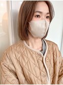ミルクティーベージュカラー/ボブ