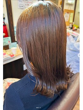 ヘアーショップアミティ ミディアムストレート