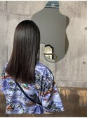 ぱつんとストレート
