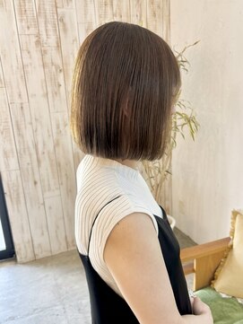 シーバイサイン(sea by Sign) オリーブグレー/結べるボブ/ツヤカラー