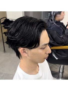 ニコフクオカヘアーメイク(NIKO Fukuoka Hair Make) 「NIKO」大人センターパートウルフ　ニュアンスパーマ福岡天神