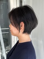 エトラ 渋谷店(etora)&nbsp;小顔◎大人ショートボブ丸みショートカットマッシュショート