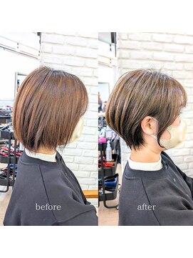 ニューモヘアー 立川(Pneumo hair) 耳かけショートスタイル