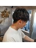 【オススメ】カット＋シェービング＋スパイラルパーマ