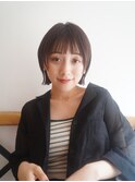 ☆切りっぱなしボブ/顔周りレイヤー/前髪/原宿神宮前