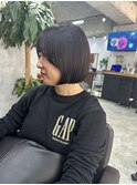 那覇/新都心/おもろまち/ミニボブ/ワンレンボブ/切りっぱなし