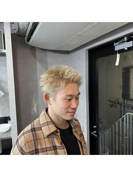 デン 仙台店(DEN) フェザーパーマ/スパイキーショート[榴岡/メンズ/理容室]