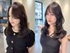 ジーナ 南草津(Zina)の写真/[#似合わせ]【カット＋ケアカラー＋超音波クイックTR¥7900】印象を変える顔周り似合わせCUTはZina[南草津]