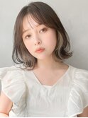 エアリーカールハイライトカラーイメチェンシースルーバング
