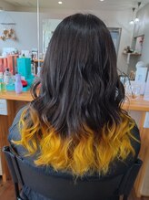 アグー(Aguu) 裾カラーイエロー