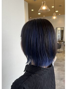 シュガー ミタケ(SUGAR mitake) アンブレラカラー☆ブリーチあり◯ブルー