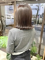 ラフ(laugh)&nbsp;ミディアムボブ×ブラウンカラー
