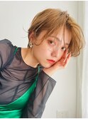 Aimee 町田　ハンサムショート×ナチュラルベージュ