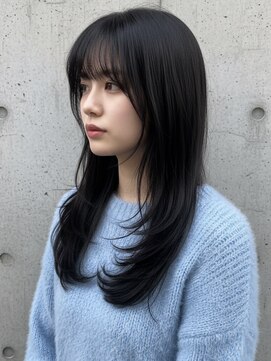 エイチ ウルフカット 大阪梅田(811) フェイスフレーミングルーツカラー天使の羽バングネオウルフボブ