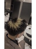 MEN’S HAIR/波巻きツイストスパイラル/リバースセンターパート